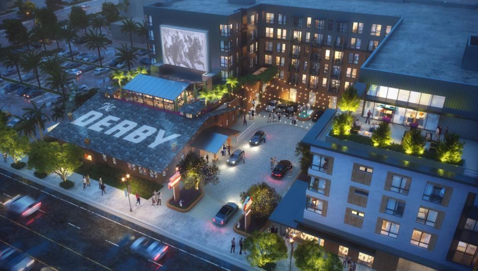 214 apartments planned around The Derby restaurant in Arcadia Urbanize LA